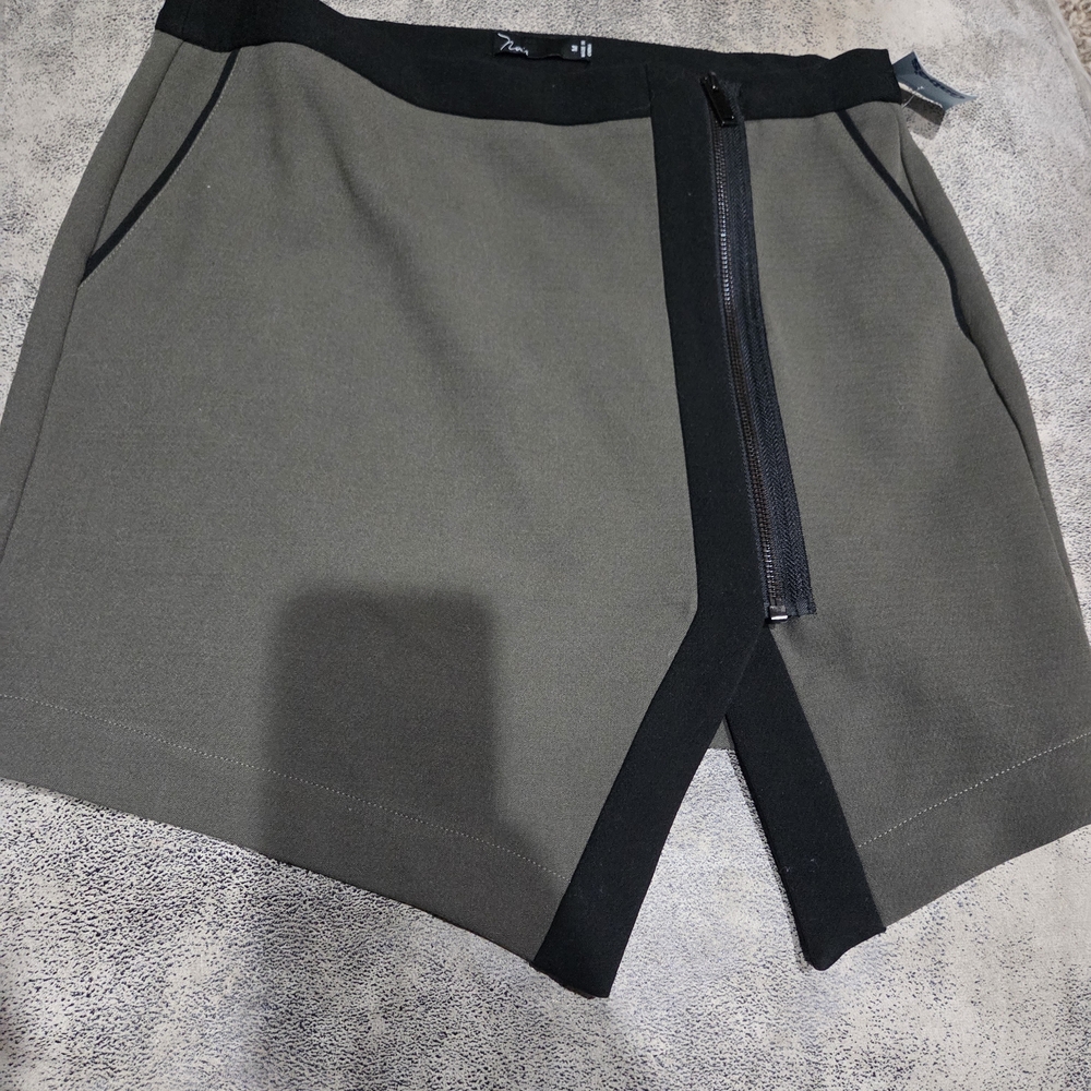 Noir Brand AssOlive and Black Skirt